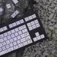 Magic Rabbit Purple 104+42 Full PBT Dye-subbed Keycaps Set for Cherry MX Mechanical Gaming Keyboard